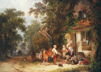 The Rabbit Seller by William Snr. Shayer